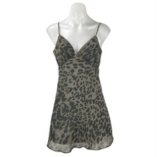 NEW Topshop Multicolor Leopard Animal Print Sleeveless Cami Mini A-line Dress 2