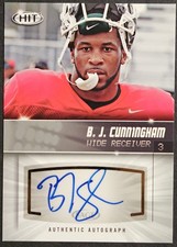 2012 SAGE Hit Autograph #A93 B.J. Cunningham Rookie Auto RC Michigan State