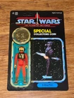 Vintage Star Wars 1984 PotF B-Wing Pilot Unpunched Figure w Coin Last 17 NEW MOC