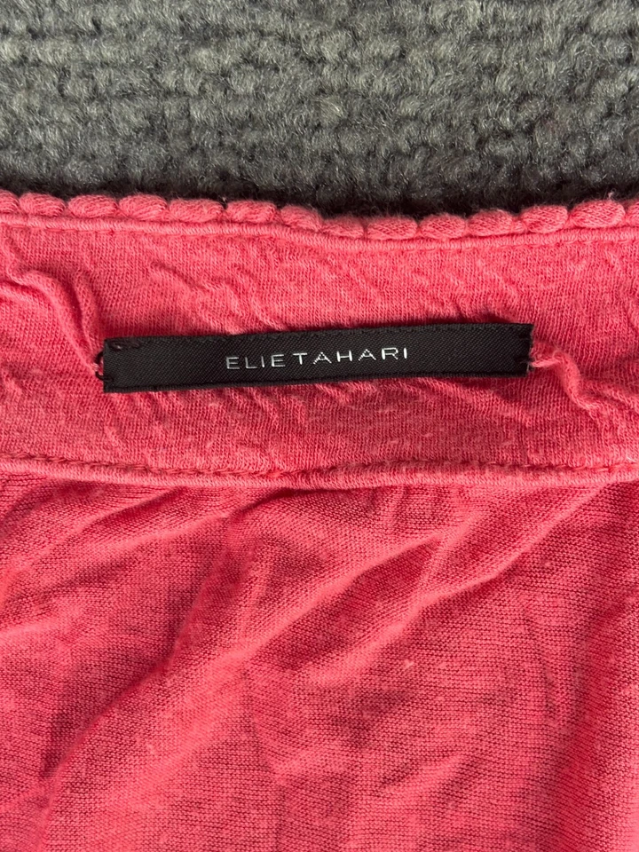 Vestido midi para mujer TAHARI ASL con cinturón envolvente sintético talla L Foto 3 de 4