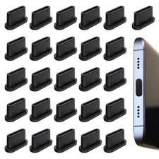 25 Pcs USB C Dust Plug, Type C Anti Plugs Cover, C 25