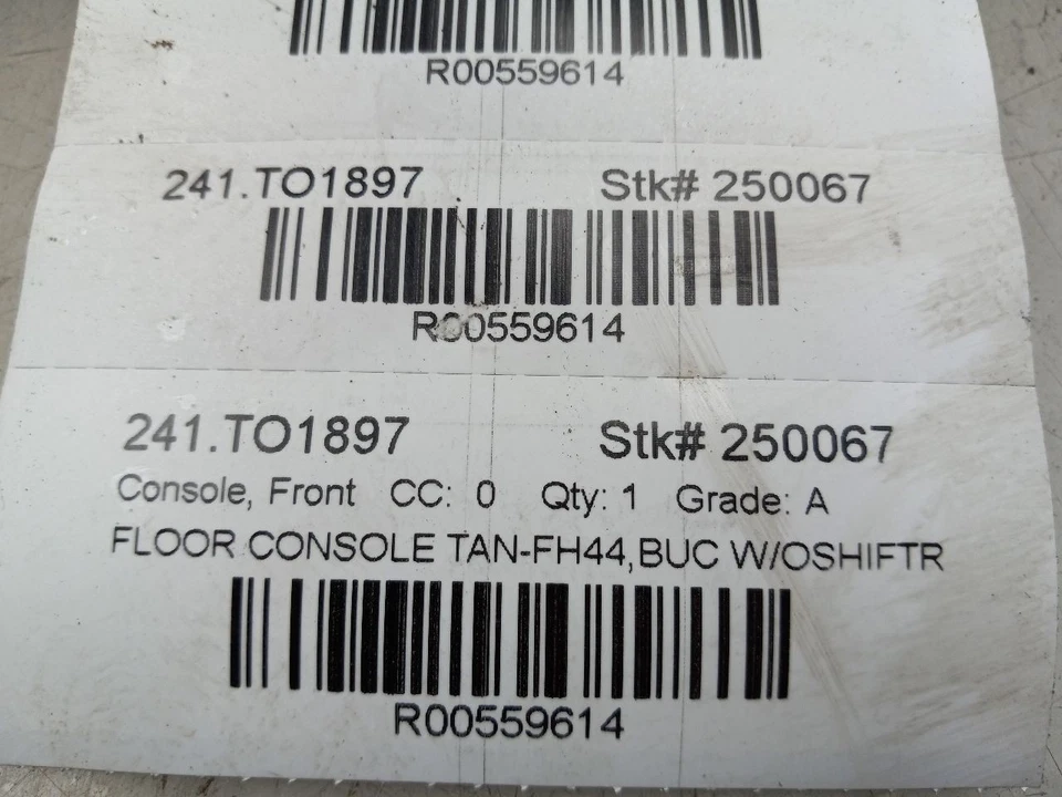 1997 TOYOTA TACOMA CONSOLE CENTRAL SEM CÂMBIO TAN-FH44 - Imagem 3 de 4