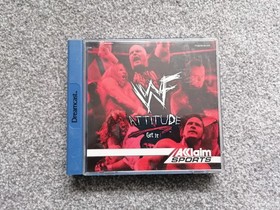 WWF Attitude (Sega Dreamcast, 1999) broken case