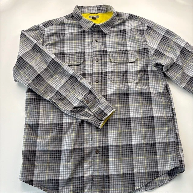 Eddie Bauer Mens Plaid Flannel Long Sleeve Button Up Shirt XL Yellow Accents
Opens in a new window o