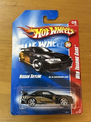 Hot Wheels 2008 Nissan Skyline Web Trading Cars #5/24 Gold