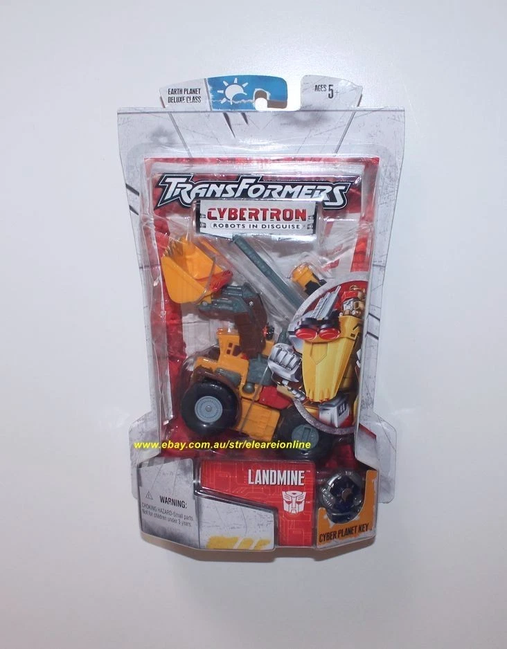 Transformers Cybertron Landmine Action Figure Deluxe Class 2005 Hasbro NEW - Image 4 of 4