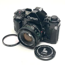 Canon A-1 Film Camera w/ FD 50mm 1.8 Lens Professionally Refurbished and tested.
