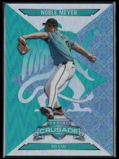 Noble Meyer 2025 Panini Crusade Crusade Teal #75 SN Miami Marlins