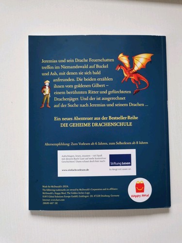 Die geheime Drachenschule-Der goldene Gilbert- Sonderausgabe "Happy Meal" - Bild 2 von 2