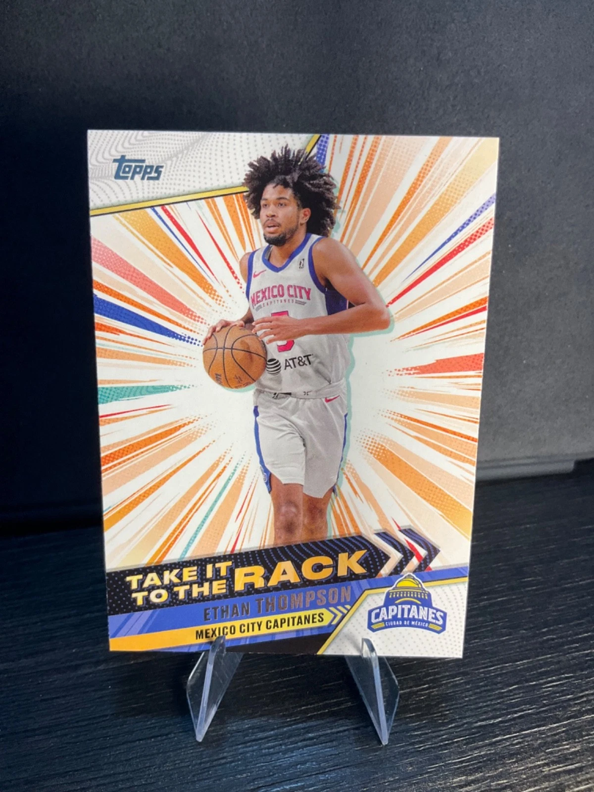 2023-24 Topps G-League TTR-7 Ethan Thompson Take it to the rack Insert