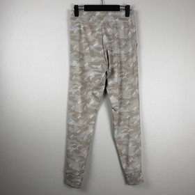 Pink Victoria's Secret Jogger Pants Women's Small Gray Beige Camo High Waisted