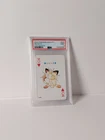 Meowth Playing Poker Card 2000 Gold Ho-oh PSA 9 Nintendo Japanese 3 Of Hearts