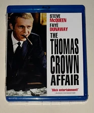 BLU-RAY - THOMAS CROWN AFFAIR - Steve McQueen/Faye Dunaway - MGM - NEW