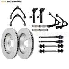 Front Upper Control Arm Suspension Brake Rotor Pad For 2000-2006 Chevy Tahoe