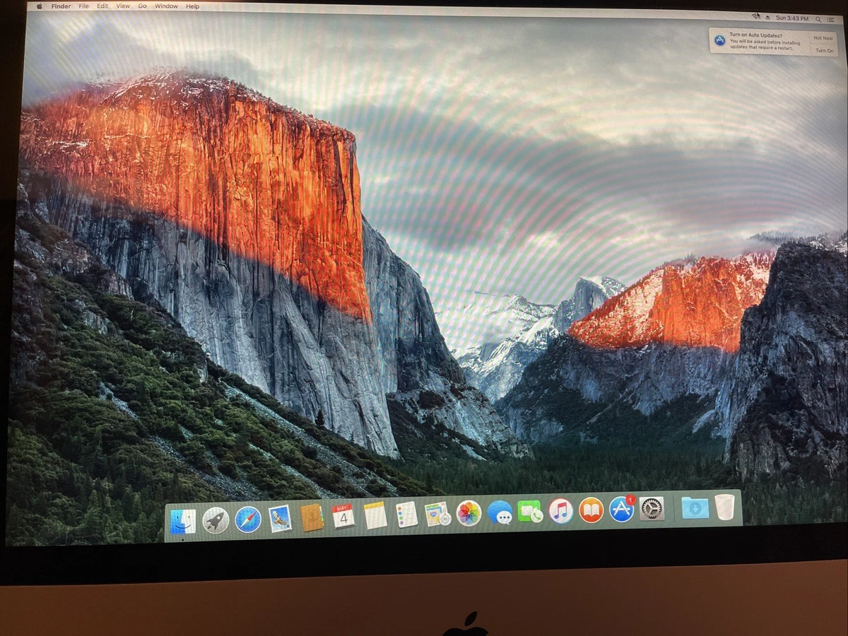 Apple iMac Mac OS X 10.11, El Capitan 2009 Released Apple Desktops