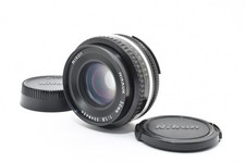 [Exc+5 w/Cap] Nikon Ai-s AIS NIKKOR 50mm f/1.8 MF Pancake Prime Lens From Japan