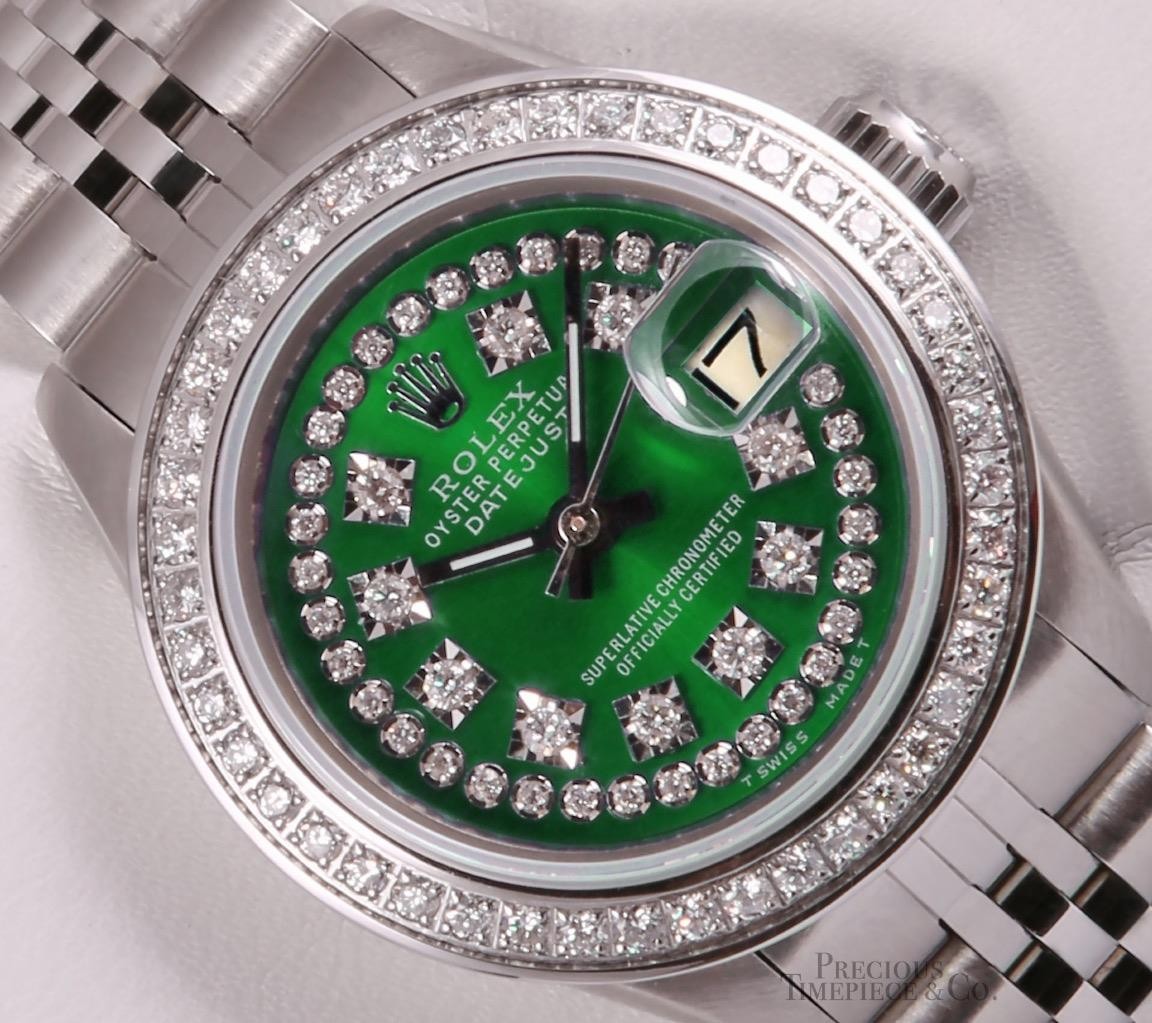 Rolex Datejust Steel Jubilee Diamond Bezel