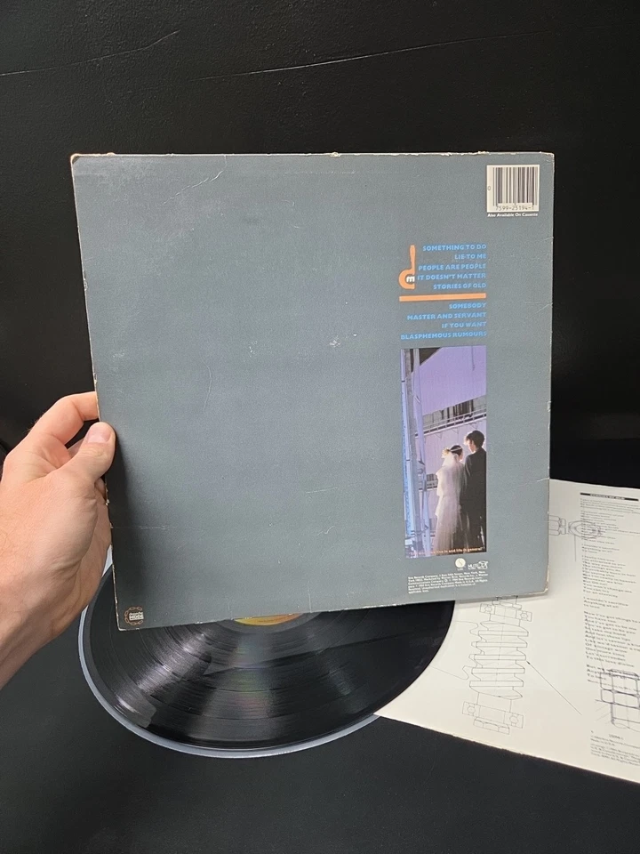 Depeche Mode Some Great Reward Lp Vinyl 1984 1st Press W/Insert VG/VG - Image 3 of 4