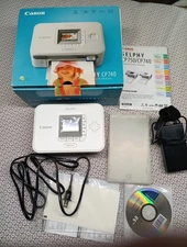 Canon Selphy CP740 Compact Digital Photo Printer  **READ** Parts and Repair