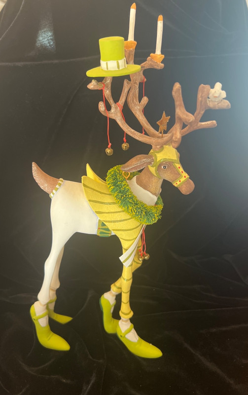 Rare KRINKLES DASH AWAY PRANCER Reindeer 12" Figure ~ Patience Brewster