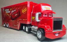 Disney Pixar Cars Mack Hauler Lightning McQueen Semi #95 Diecast Deluxe 1:55 FC