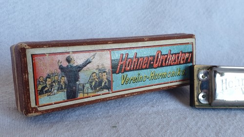 M.Hohner Mundharmonika Vereins-Harmonika Hohner Orchester I - in original Etui - Bild 5 von 11