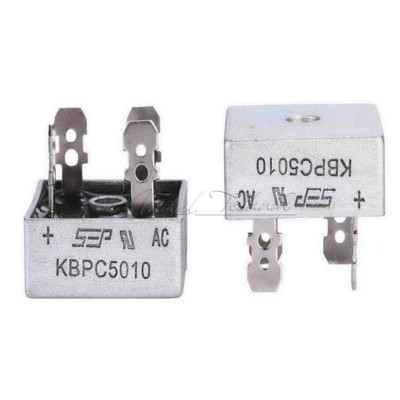 KBPC5010 50A 1000V Metal Case Single Phases Diode Bridge Rectifier