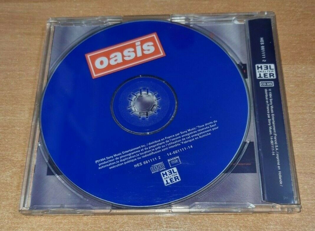 OASIS Live Footage VERY RARE FRANCE PROMO CD SINGLE LIVE IN