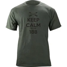 Classic Keep Calm I'm a 18B Special Forces Weapons T-Shirt
