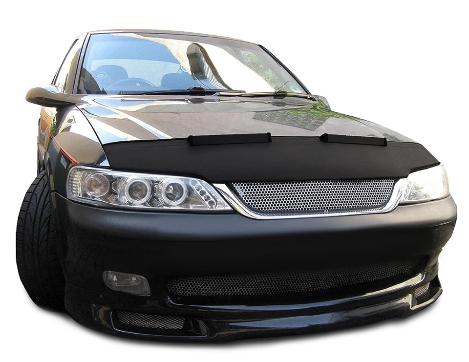 Toro Negro Haubenbra Apto para Opel Vectra B Bj.96-03 Car Sostén Carbono Óptica - Imagen 2 de 4