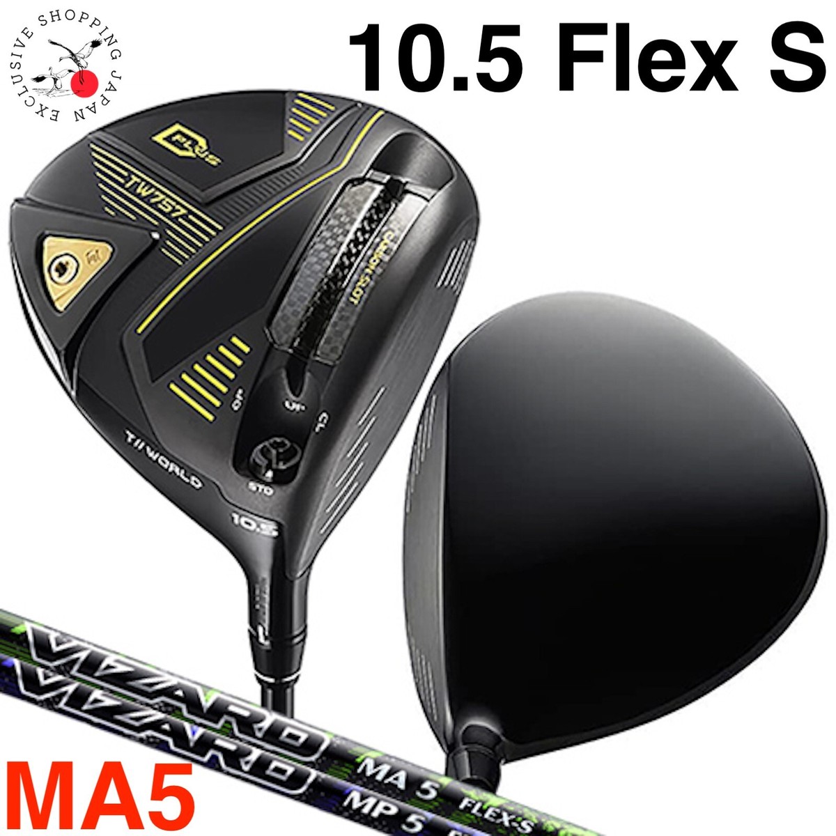 HONMA Tour World 2022 TW757 D PLUS Driver 10.5 Vizard MA5 HONMA Tour World 2022 TW757 D PLUS Driver 10.5 Vizard MA5