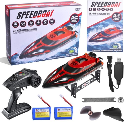 Remote Control Racing Boat – 25KM/H High-Speed, Wasserdicht 180º Flip Funktion - Bild 7 von 8