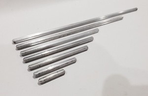 7x Lego Technic Style Metal Axle Shaft 