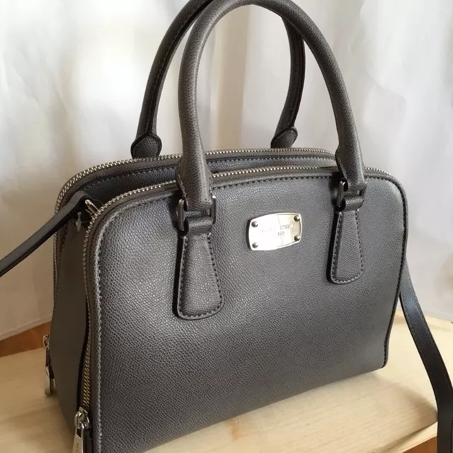 Michael kors gray satchel new arrivals