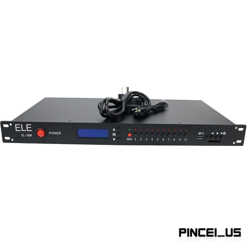 EL-30H 15W Transmisor FM Inalámbrico Radio Transmisión Transmisor RDS FM Radio pe66 - Imagen 3 de 11