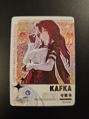 Honkai Star Rail EX Kafka HK-EX-026 Premium Holo Rare Goddess Story Anime Card
