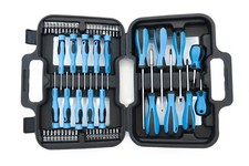 58pc Screwdriver & Bit Set Inc Storage Case Flat Torx Pozi Phillips Precision