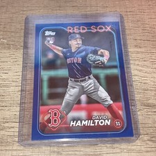 David Hamilton 2024 Topps Series 1 Royal Blue I35 #202 Boston Red Sox