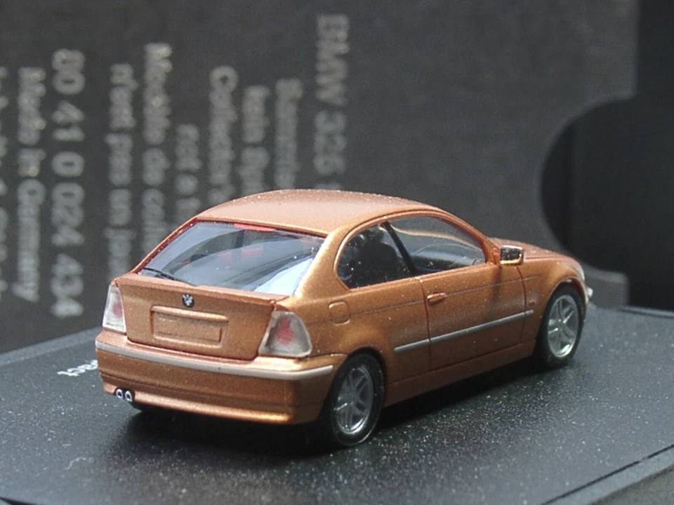 Herpa BMW 325 ti , 3er Compact, kupfer met. - dealer Modell - 434 - 1:87 - Bild 4 von 4