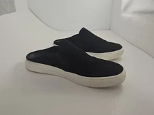 Steve Madden Shoes Womens Size 6.5 Slip On Zima Black Mule Sneakers Faux Fur