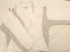 Reebok Training Jacket - Womens White/Khaki S