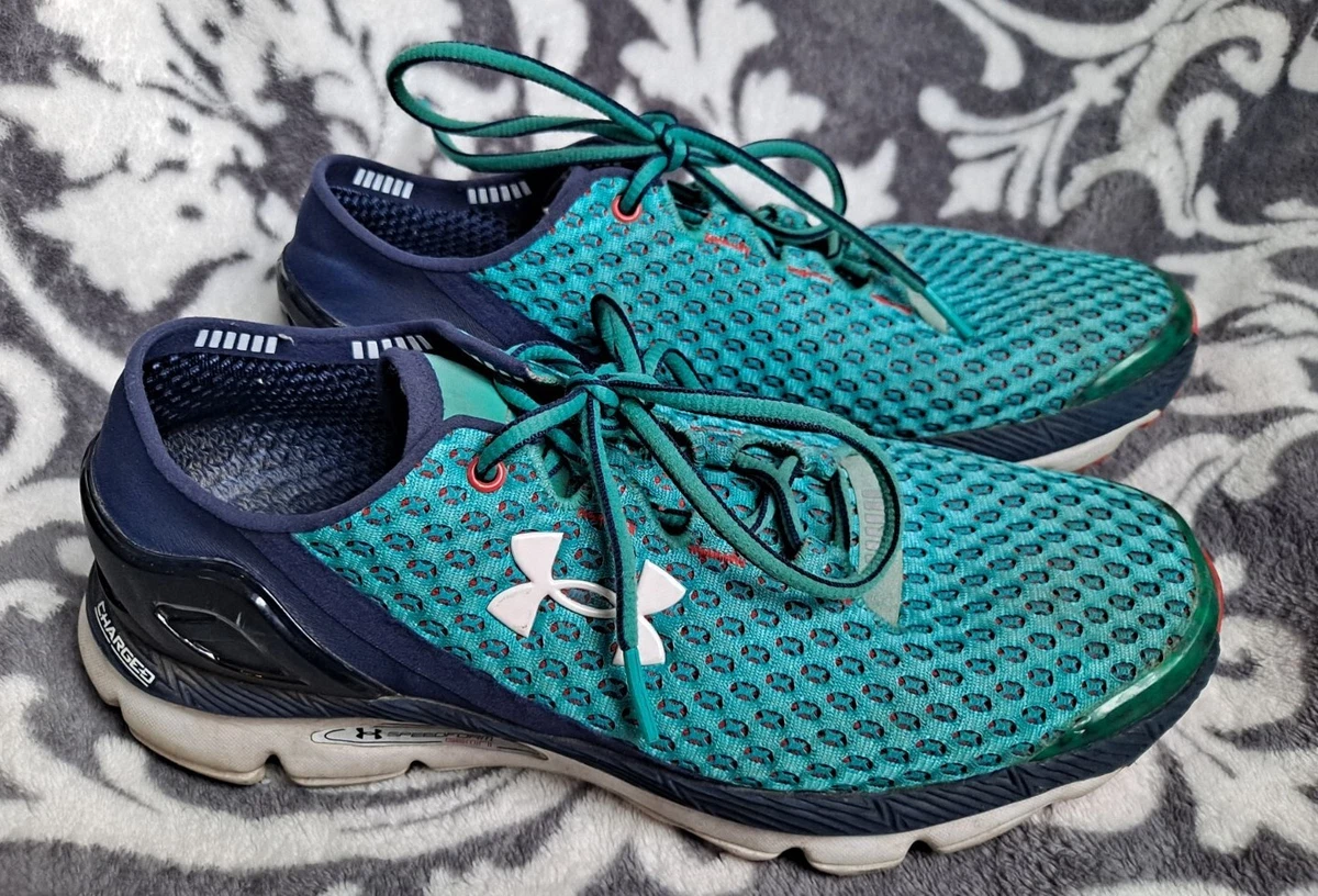 Under Armour Womens Speedform Gemini Charged Teal Gray Running 10 | eBay