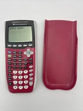 TI-84 Plus Silver Edition Graphing Calculator Texas Instruments - Pink