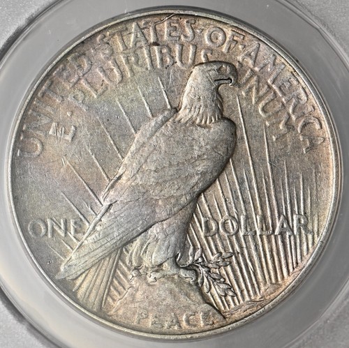 1923-D $1 Peace Silver Dollar ANACS XF40 #6109797 VAM-1A LDS "DIE GOUGE THRU S" - Picture 3 of 4