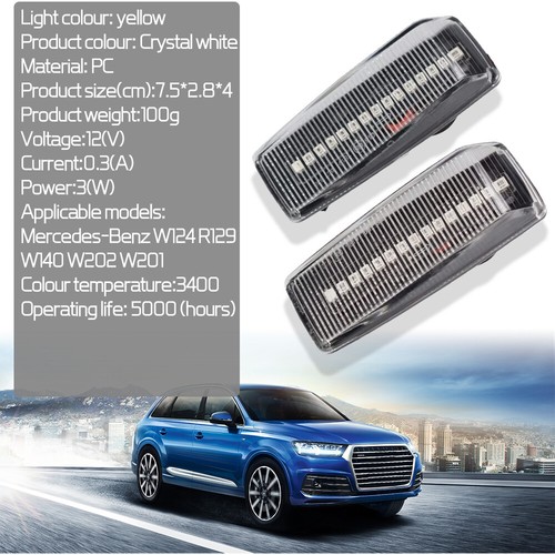 For Mercedes-Benz S-Class W140 1991.01- 1998.09 Side Marker Turn Signal Lights - Picture 5 of 10
