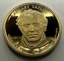 2009-S Zachary Taylor PROOF Presidential $1 Dollar Coin from US Mint Proof Set