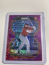 2022 PANINI PRIZM Red SHIMMER 1/7 DIAMONDBACKS JAKE McCARTHY NO. 47 Color Match
