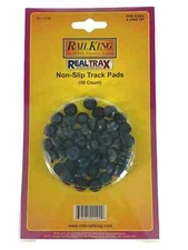 MTH RAIL KING 40-1046 REALTRAX NON-SLIP TRACK PADS (50 COUNT)