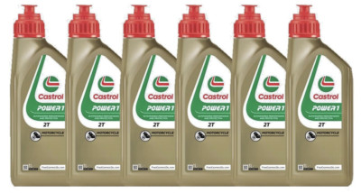 Castrol Power 1 2T API TC JASO FD ISO L-EGD 6x1 Liter Motoröl