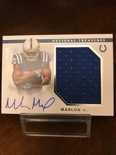 2017 Marlon Mack Panini National Treasures Jersey Relic #70/99 AUTO ROOKIE HOT🔥